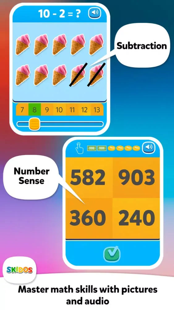 Capturas de pantalla de Math Games: 1st Grade Learning